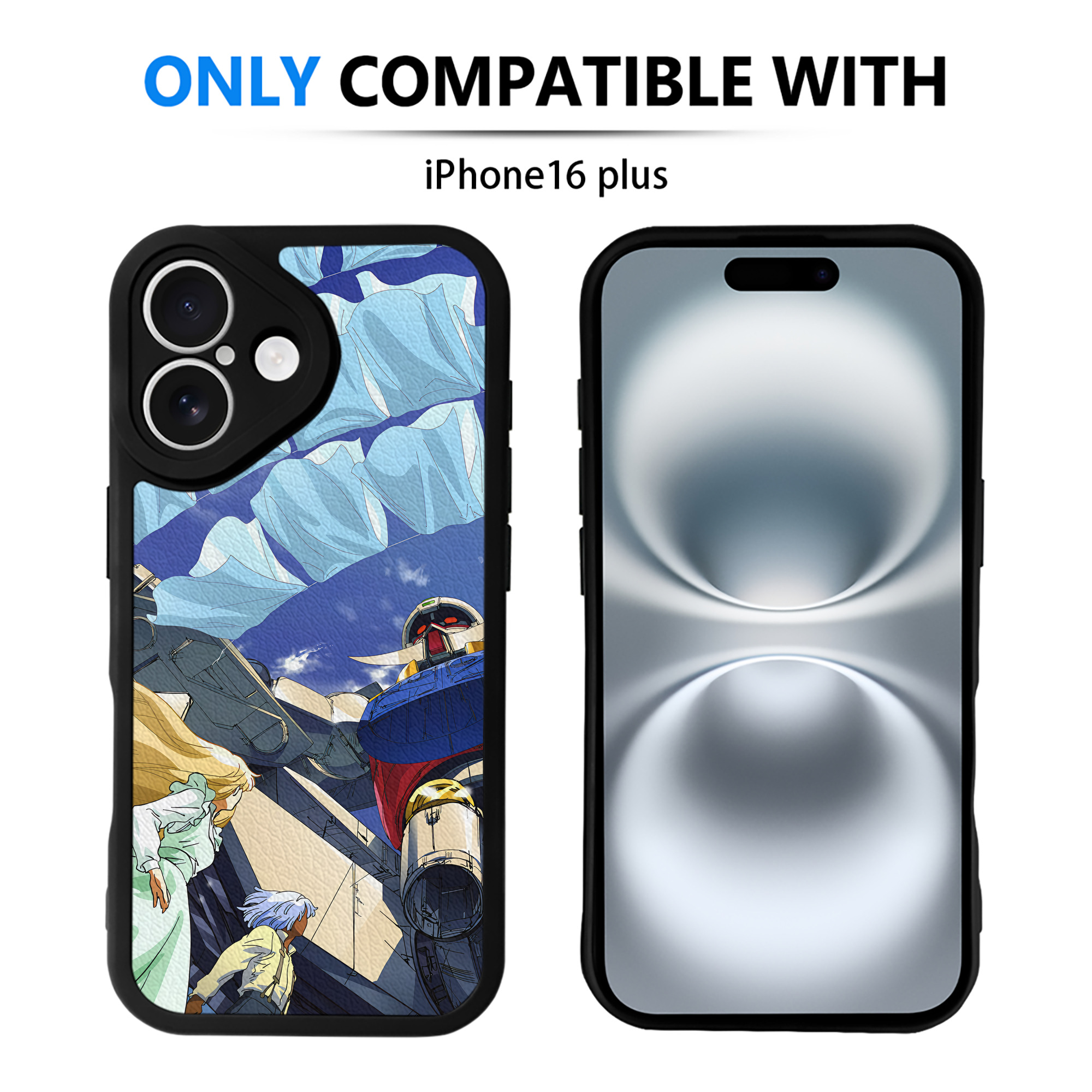 （画像用） 機動戦士ガンダム Mobile Suit Gundam 【iPhone 16シリーズ対応】シリコンスマホケース（レザー調） 材質：シリコン